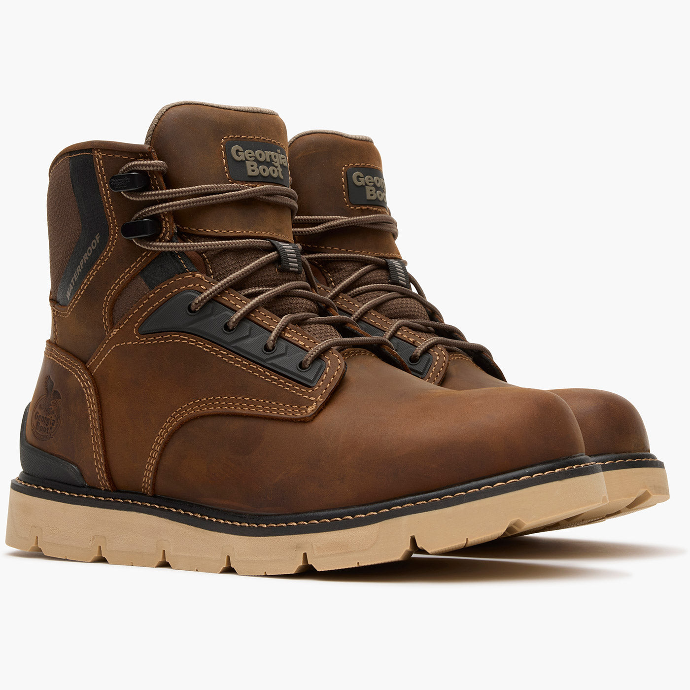 Georgia Boot Carbon Flex Wedge 6" Carbon Toe Work Boot