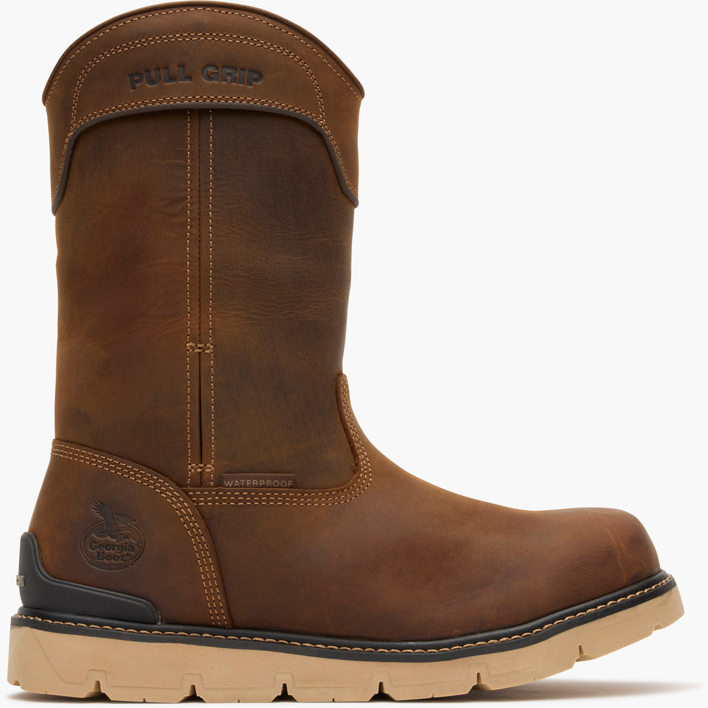 Georgia Boot Carbon Flex Wedge 11" Pull On Waterproof Carbon Toe Work Boot