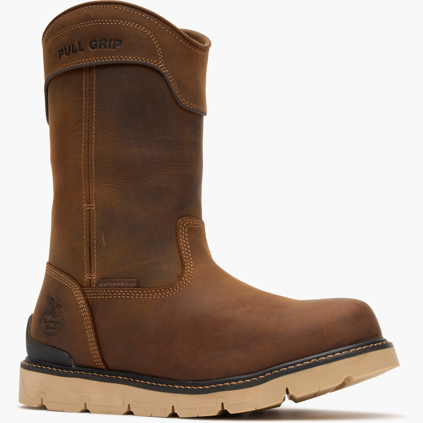 Georgia Boot Carbon Flex Wedge 11" Pull On Waterproof Carbon Toe Work Boot